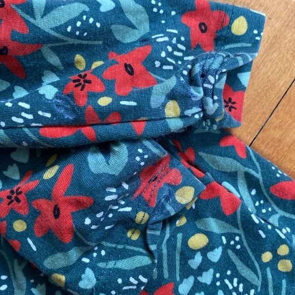 Hanna Andersson pointsetta pattern skater dress, size 100/4t. - Picture 4 of 6